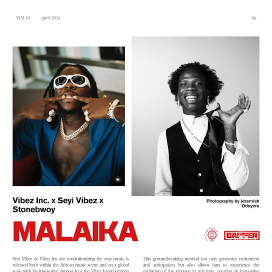 Malaika audio by Vibez Inc feat. Seyi Vibez and Stonebwoy