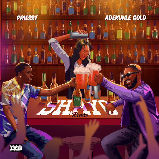 Shayo (remix) audio by Priesst feat. Adekunle Gold
